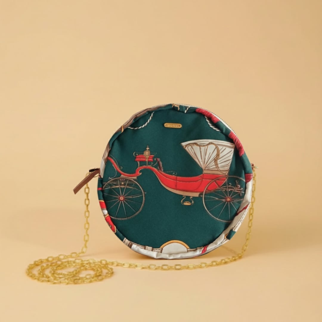 【Chicolatte】MARU POCHETT|ヴィンテージスカーフ