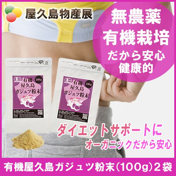 有機屋久島ガジュツ粉末（100g）2袋セット | 屋久島ウコン本舗