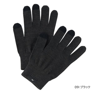 ミズノ手袋[ユニセックス]B2JYC505 ブレスサーモインナーグラブ 吸湿発熱 タッチパネル対応 日本製