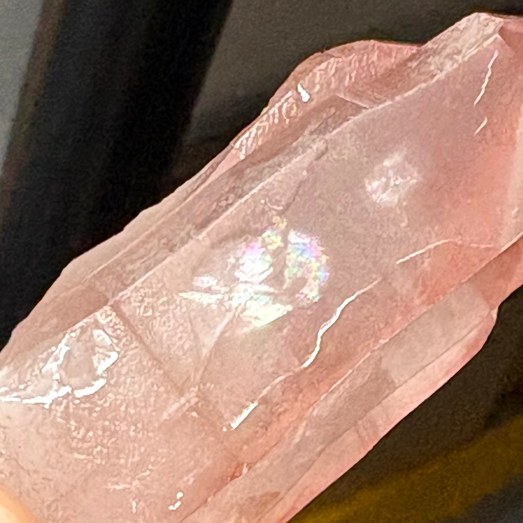 ソウルメイトツイン ディープピンクレムリアンシード 天然石 水晶 鉱物