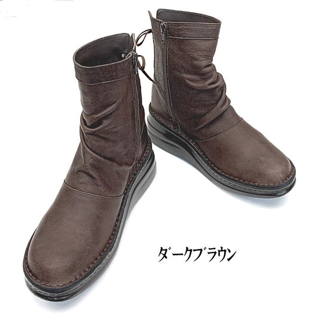 ☆日本専門店☆ (新品)クレミュービス ブーツ 本革 inspektorat