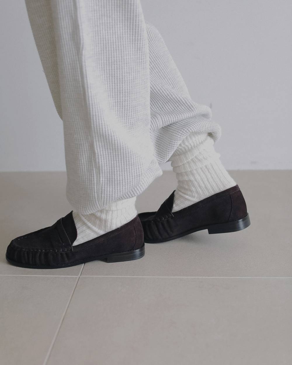 anuke(アンヌーク) Gather Loafers | サウスオレンジ｜メンズ