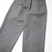 SAYATOMO / 2-Tack Herringbone Wide Slacks