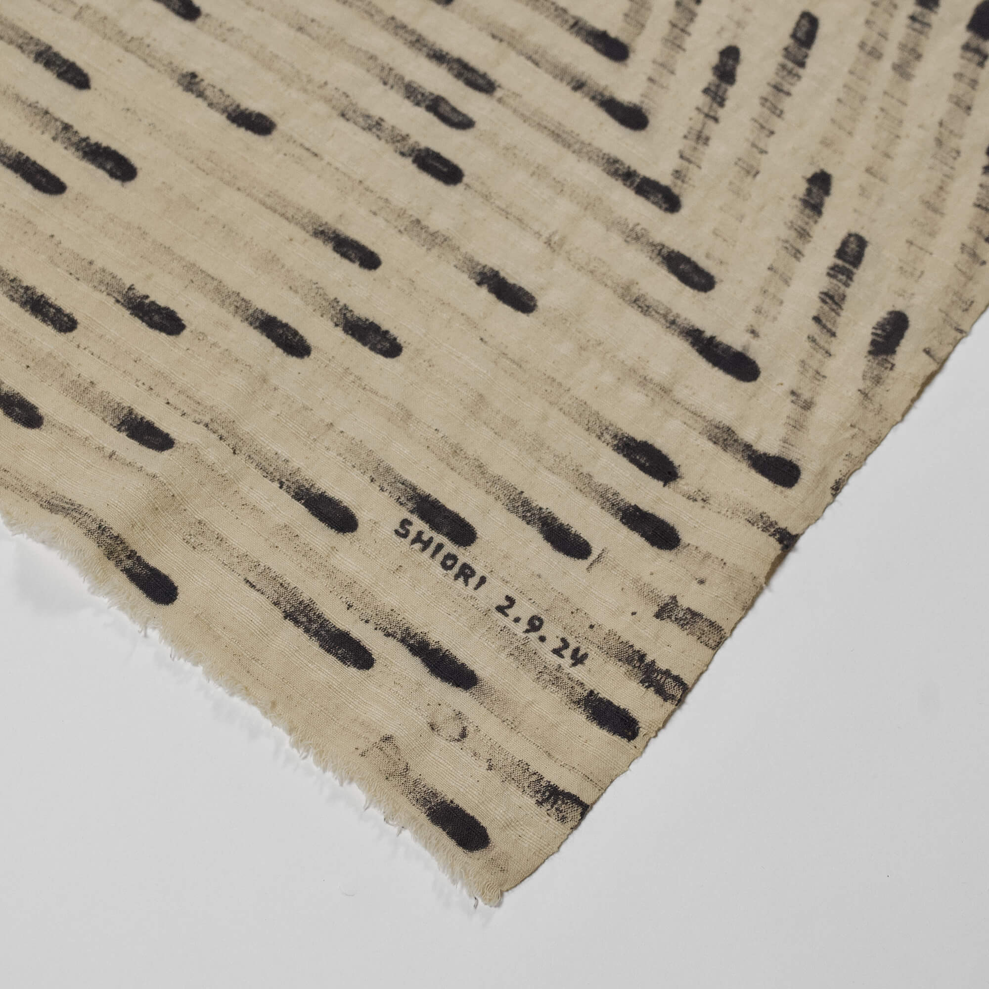 Shiori Mukai Textile 716 ブロックプリント 向井詩織 | ROUND ROBIN