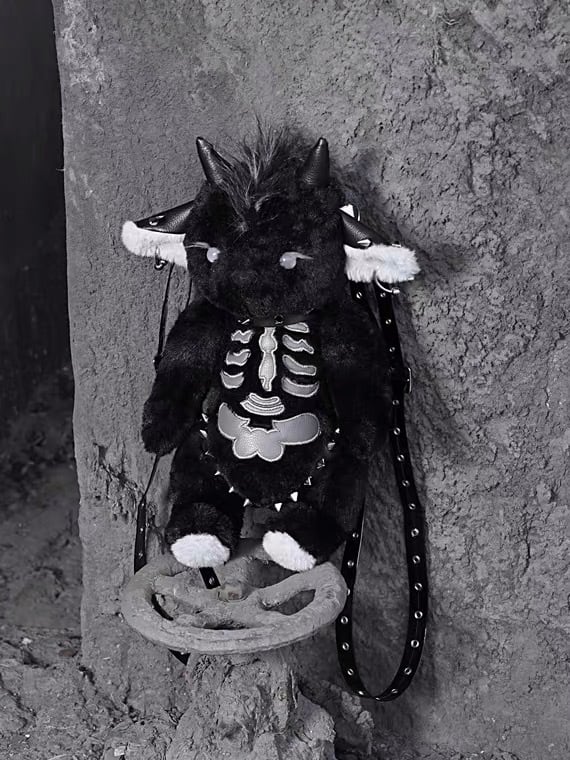 病みかわいい サタン ひつじぬいぐるみリュック ゴスロリ 2way バック