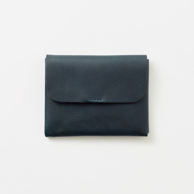 Wallet Navy (シュリンクレザー）