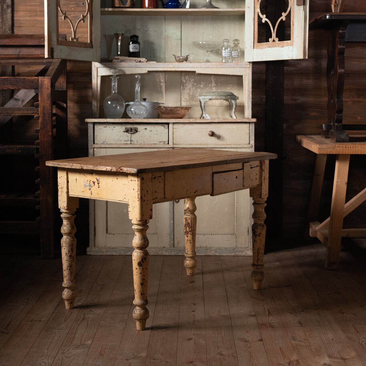アンティーク ビンテージ 店舗什器 作業台 f239c42b36fc9e3f1e7cc5b605db16