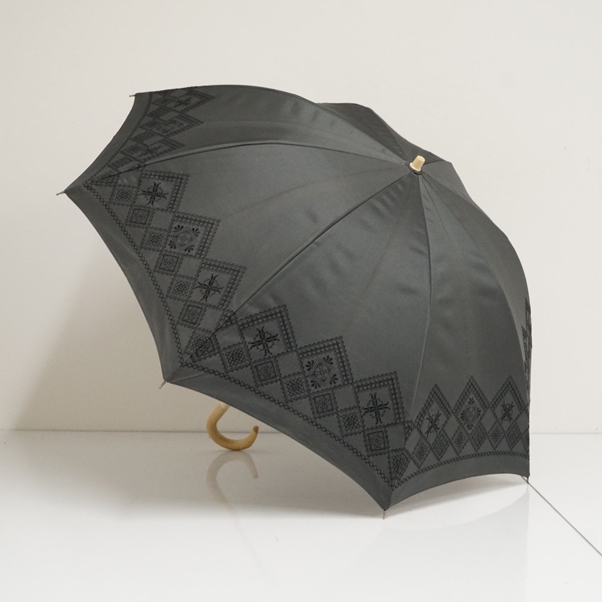 晴雨兼用日傘 USED品 帝人 遮熱ナノ 日蔭だまり 遮光 遮熱 UV 通販生活