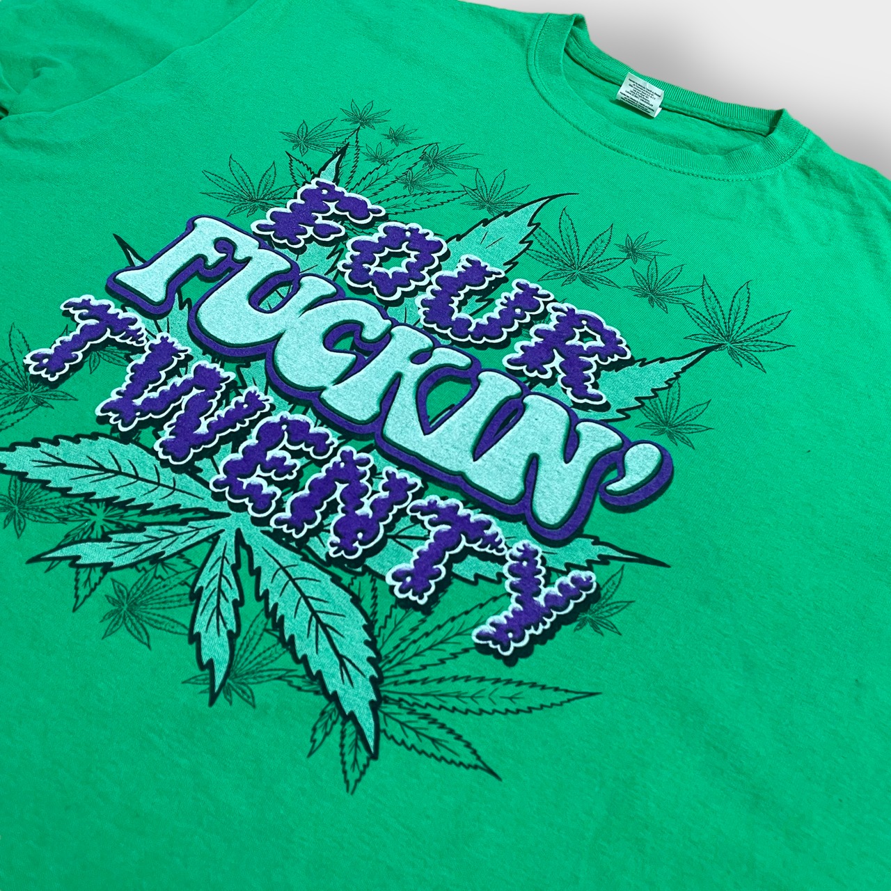 【GILDAN】STREET TALK TEES プリント Tシャツ 両面 バックプリント ロゴ L相当 半袖 夏物 US古着