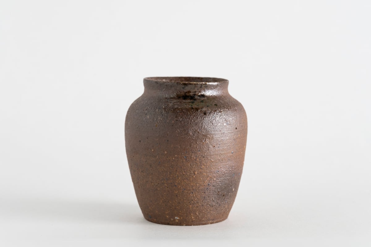 18「焼締め一輪挿し 42-3」五味茜 作