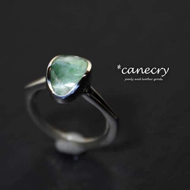 糸魚川翡翠のリング | 天然石ジュエリーの Canecry