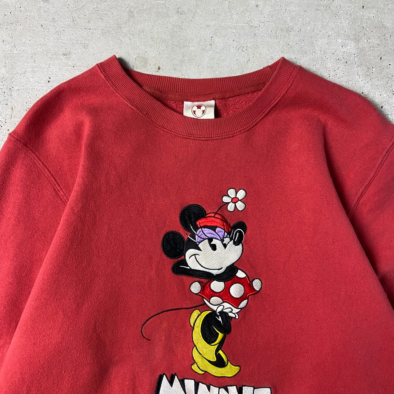 wcj ミニーマウス スウェット 赤 wcj ミニーマウス ディズニー