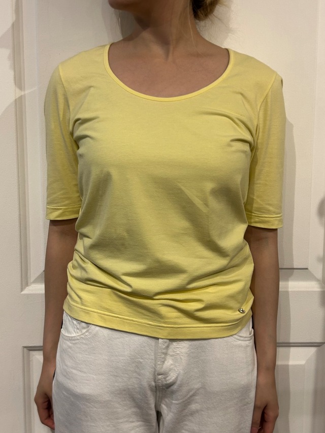 Salvatore ferragamo/ vintage yellow tops.