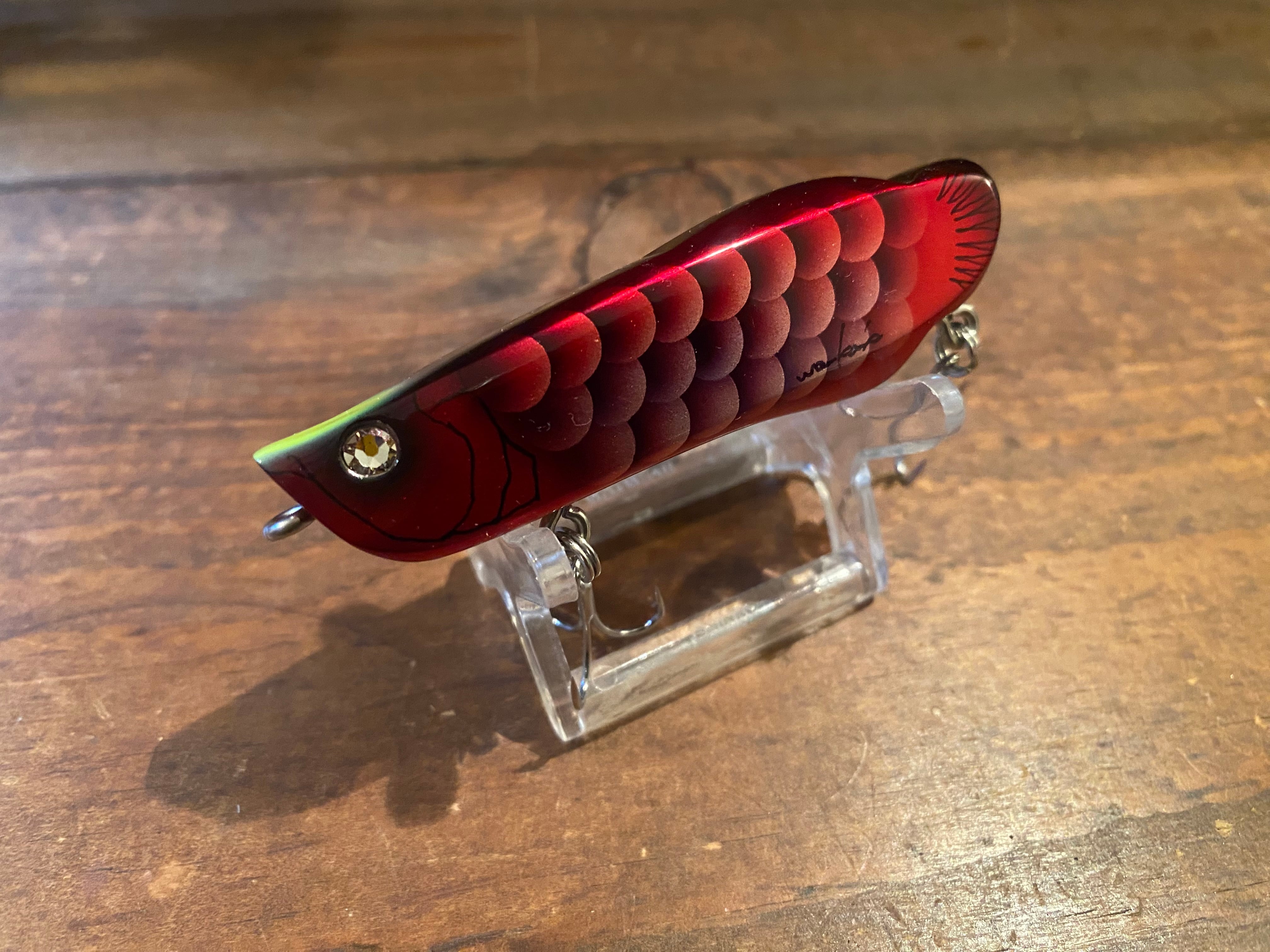 ペンシルポッパー | ハンドメイドトップウォータープラグ「WA-KA-'S]