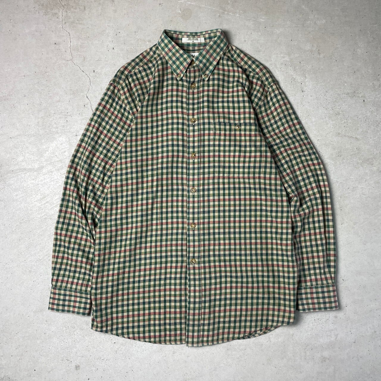 90s ORVIS ネルシャツ オンブレチェック シャドーチェック オービス