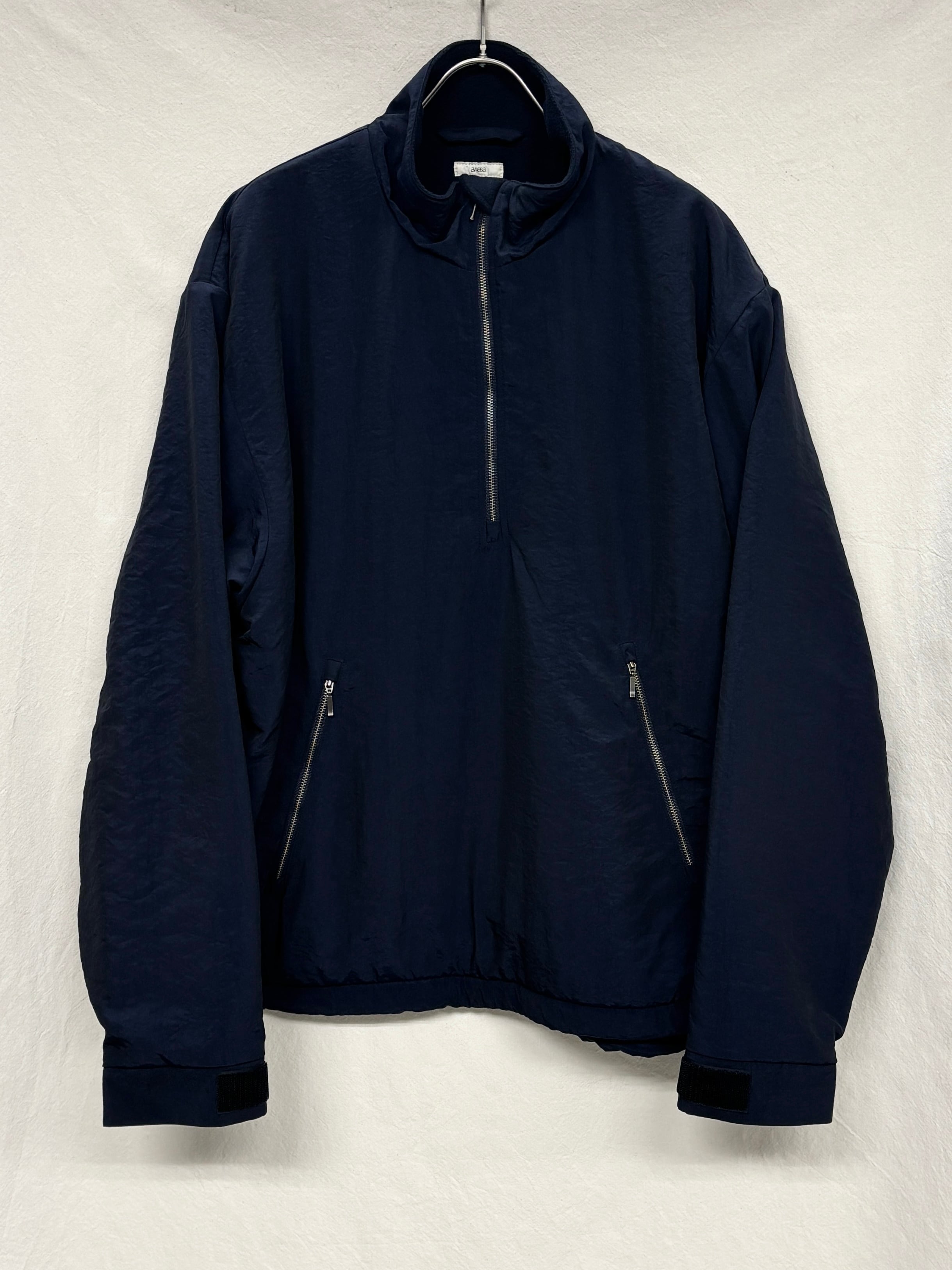 awasa / nylon silk PCS pullover jacket (NAVY) | THE MODERN AGE