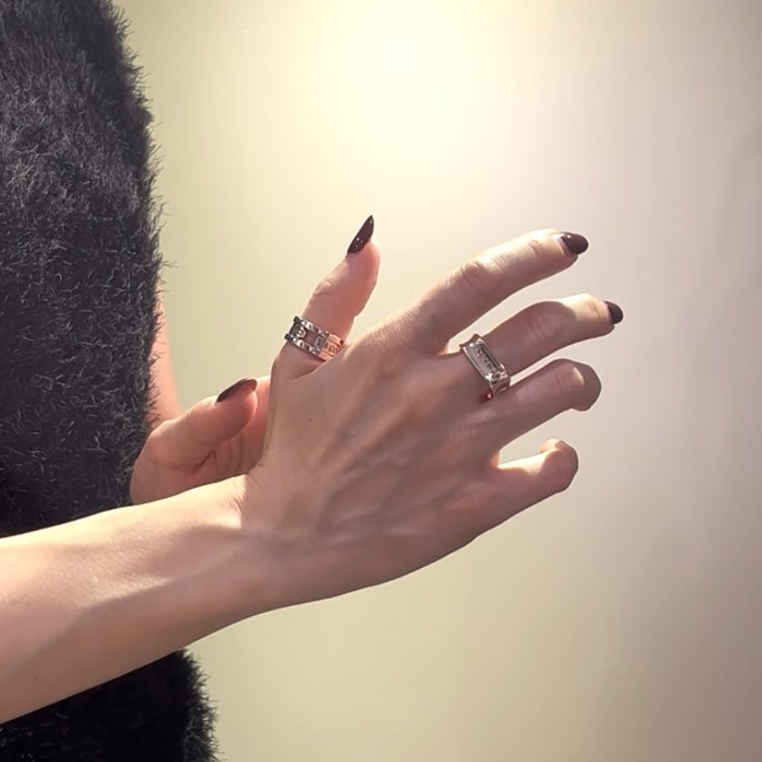 美品 ティファニー 1837 リング　19号 美品 ティファニー 1837 リング 19号 ティファニー TIFFANY リング 19