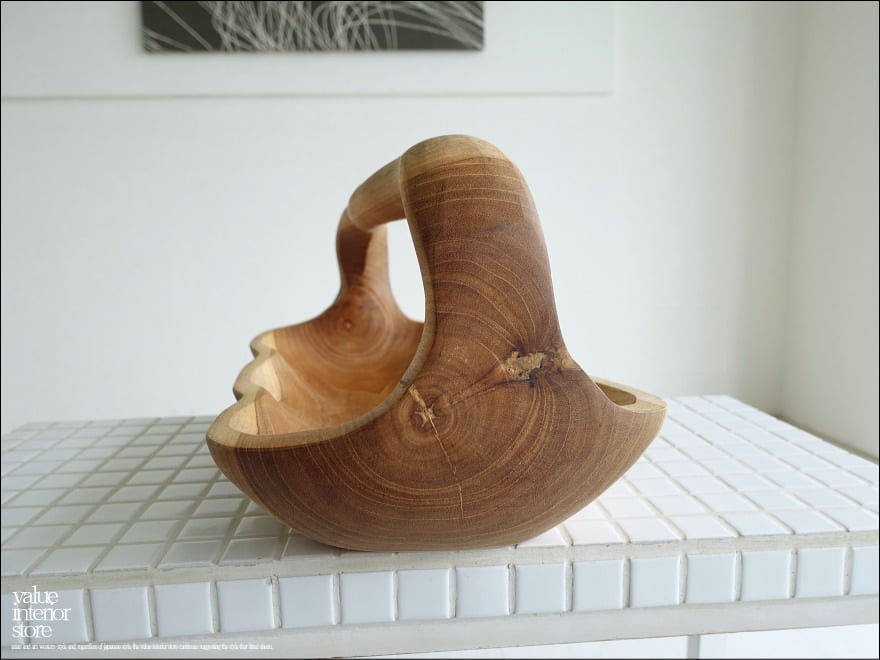 総無垢 チーク ハンドメイド 手作り 天然木 無垢材 ウッドトレイ 花器