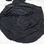 フラメンコ 衣装 ツーピース セットアップ トップス ファルダ スカート エルモサ HERMOSA 黒 無地 フリル ボランテ 綺麗 シンプル ダンス パーティ 発表会 ブラック系 エレガント レディース フラメンコ衣装 ロングスカート シンプルデザイン ダンスウェアステージ衣装 フラメンコスタイル ブラックドレス 上下セット おしゃれ ステージ衣装