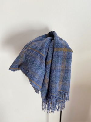 Hand-woven scarf  /  The starry night