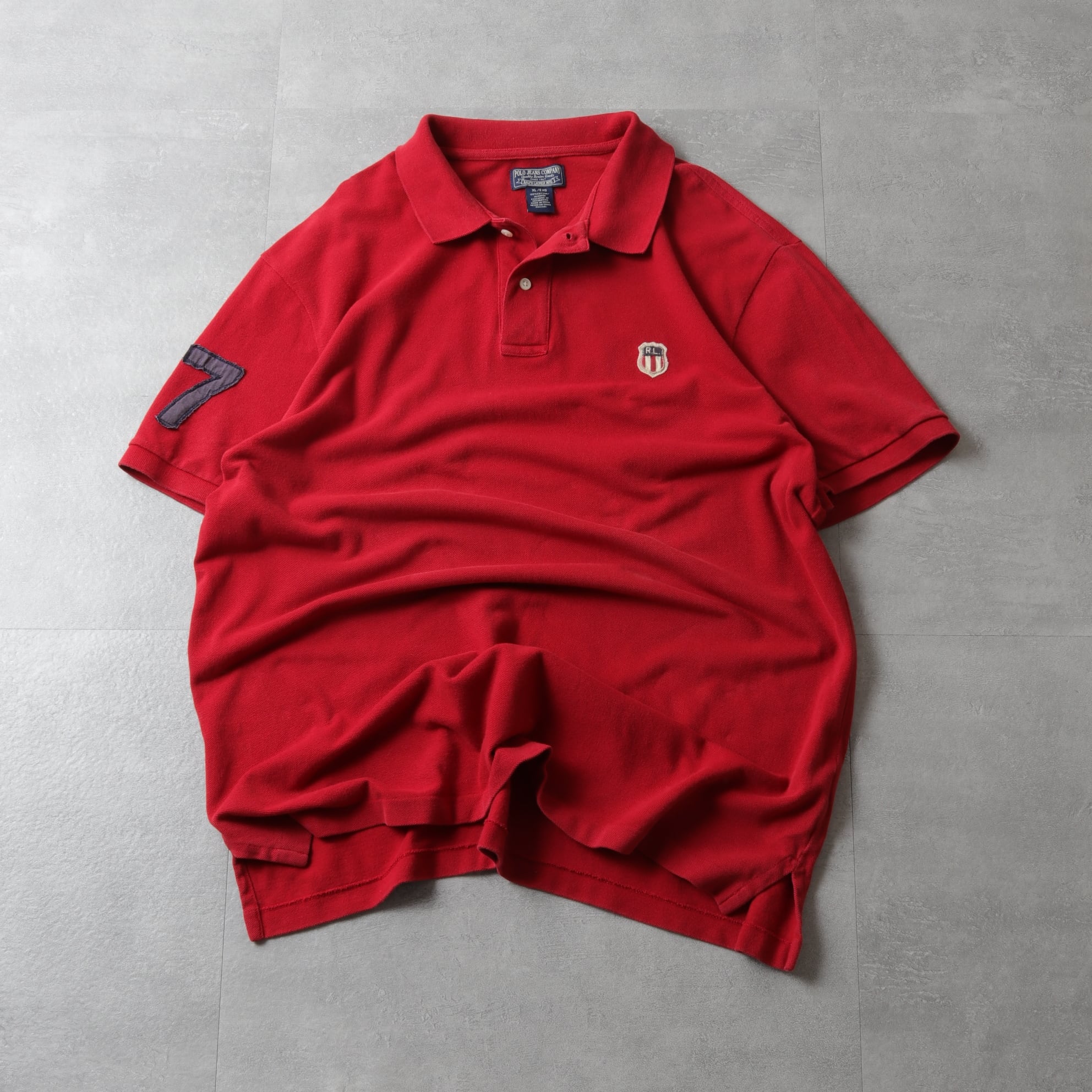 1990's Polo by Ralph Lauren Knit Polo Shirt ”italian yarn” 132010
