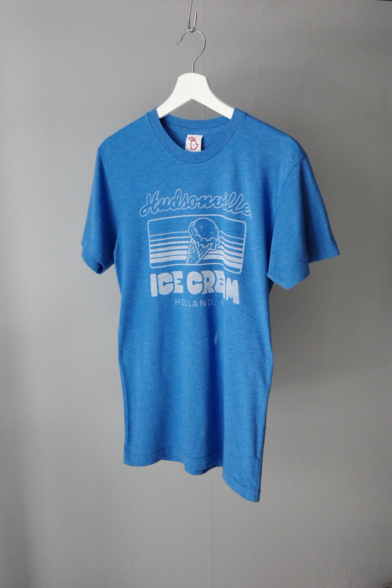 80s adidas アディダス レインボー トレフォイル バインダーネックT