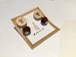ぺぺの家 くまさんイヤリング