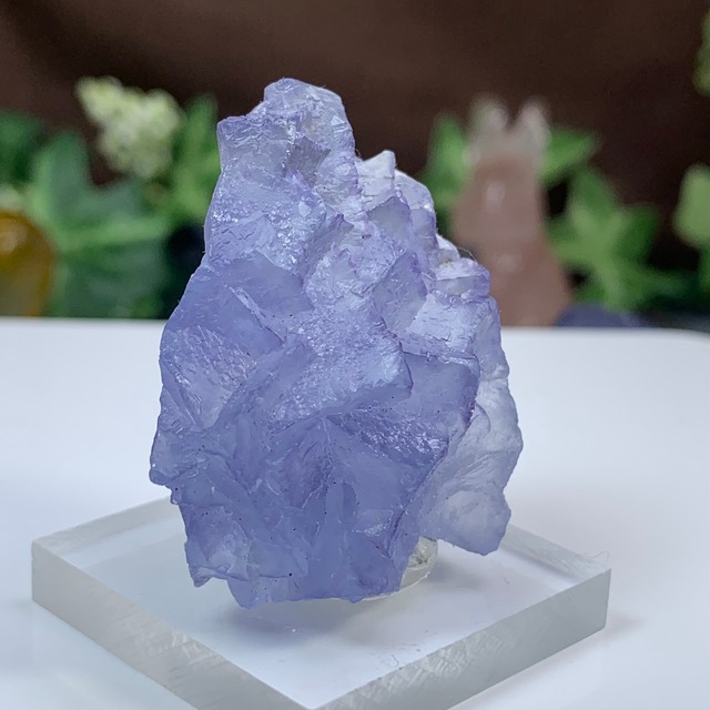 12.幻想的な色合い☆ヤオガンシャン産・ブルーフローライト原石