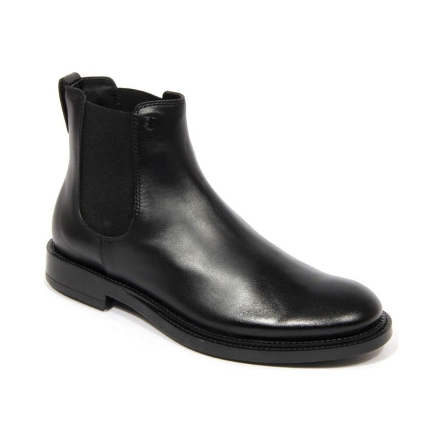 TOD'S トッズ メンズ サイドゴアブーツ レザー ブラック