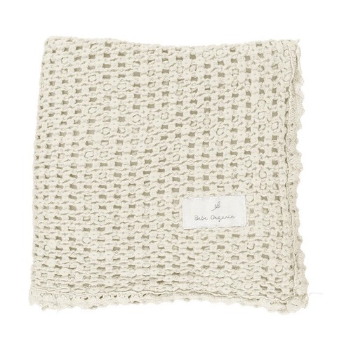 Bebe Waffle Blanket  / Bebe Organic [ベベオーガニック ワッフル ブランケット オーガニックコットン 出産準備 おくるみ 出産祝い]