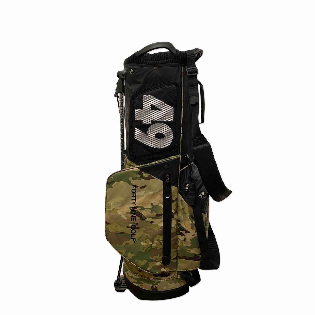 TFW49】X-PAC CADDIEBAG (CAMOxBLACK) | Sandy GOLF