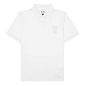 送料無料 【HIPANDA ハイパンダ】メンズ  ポロシャツ MEN'S POLO SHIRT / WHITE