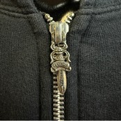 【CHROME HEARTS】クロムハーツ ジップアップパーカー M