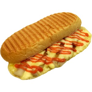 明太ちくわコッペニーニ コッペパン専門店 明太ちくわパニーニ リベイクでカリモチ食感 惣菜パン