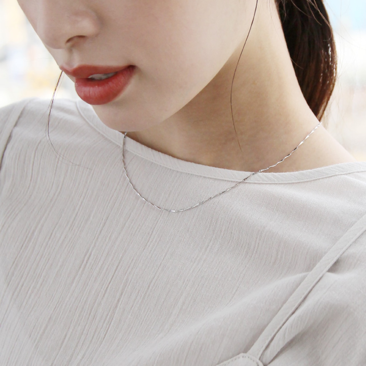 【ネコポス便】シルバー925 チェーンネックレス 1568