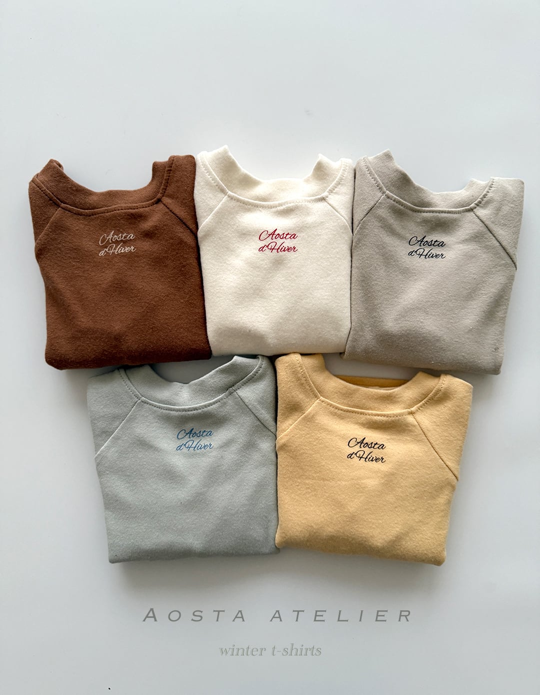 【予約】aosta ラグランロゴロンT