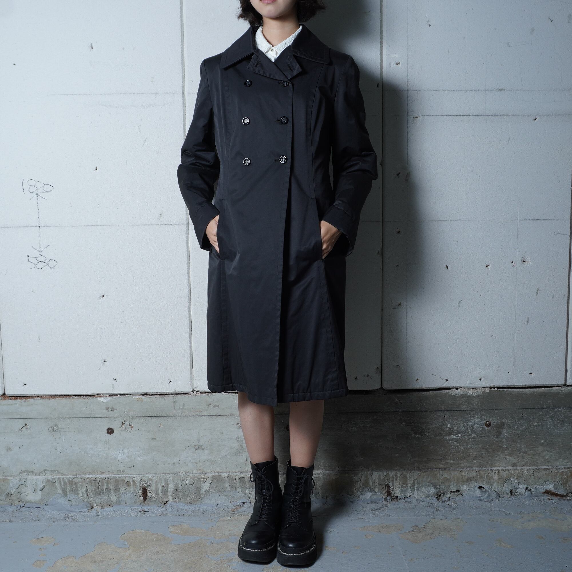 FENDI】フェンディ ダブルブレストトレンチコート black | PAY ID