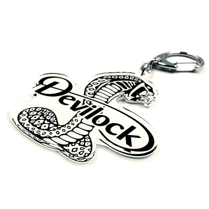 Devilock デビロック Cobra Keyholder キーホルダー キーチェーン キーリング カラビナ コブラ スネーク 蛇 ロゴ スカル ドクロ ハードコア バイカー メンズ レディース パンク ロック Punk Rock バンド フェス ギフトラッピング無料 ステージ衣装 Rogia Rogia Web