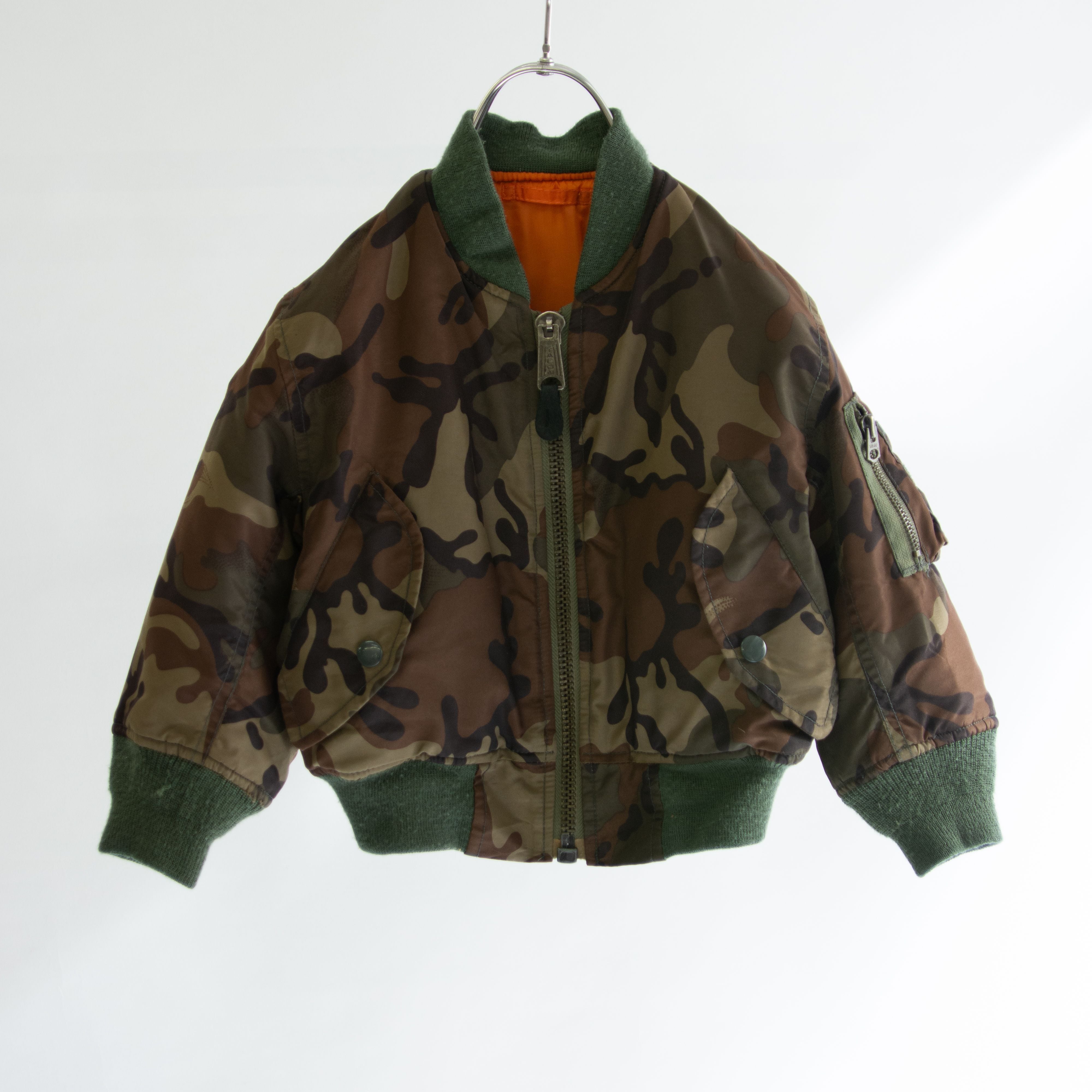 【MA-1】Kid's flyers jacket x-small(キッズ MA-1 リバーシブルフライトジャケット )11d