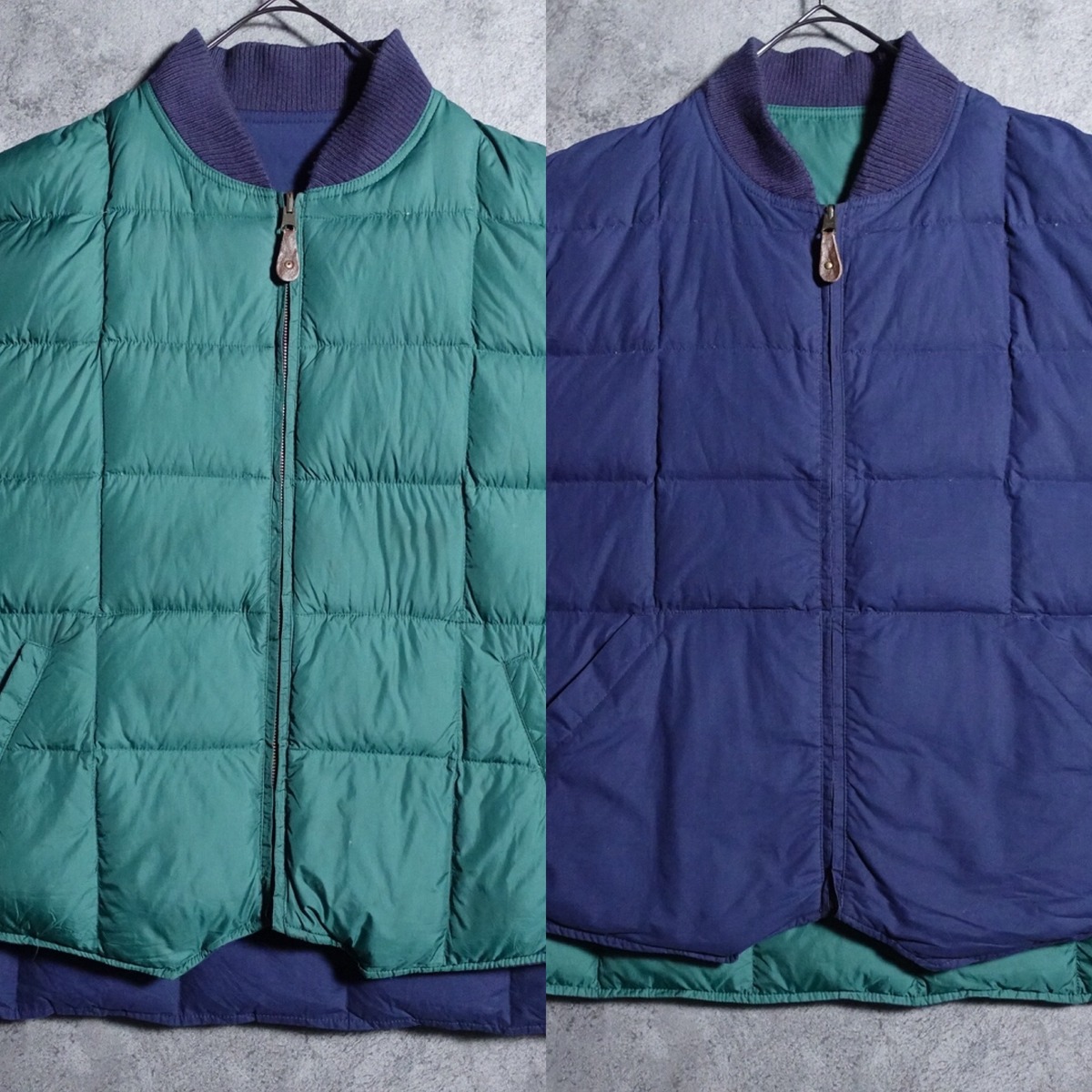 00s “Eddie Bauer” reversible down vest | 古着屋 FORCE 