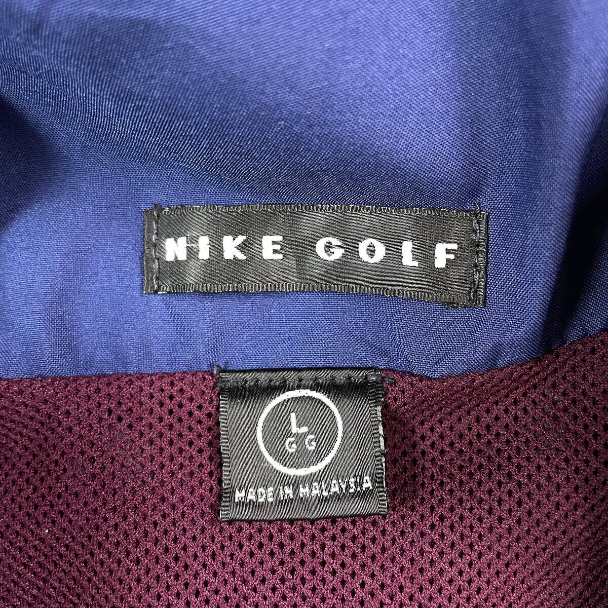 00年代 NIKE GOLF ナイキ ゴルフ ハーフジップ プルオーバージャケット