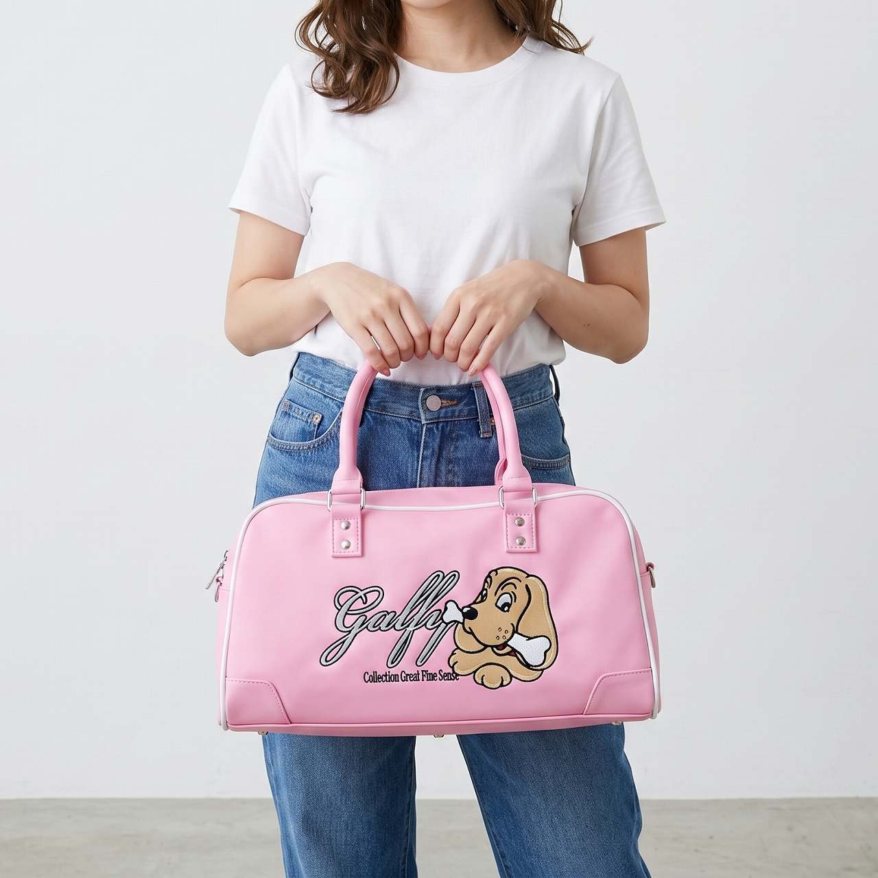 ガルフィー バッグ 2WAY ショルダー ボストンバッグ ピンク GALFY Y2K