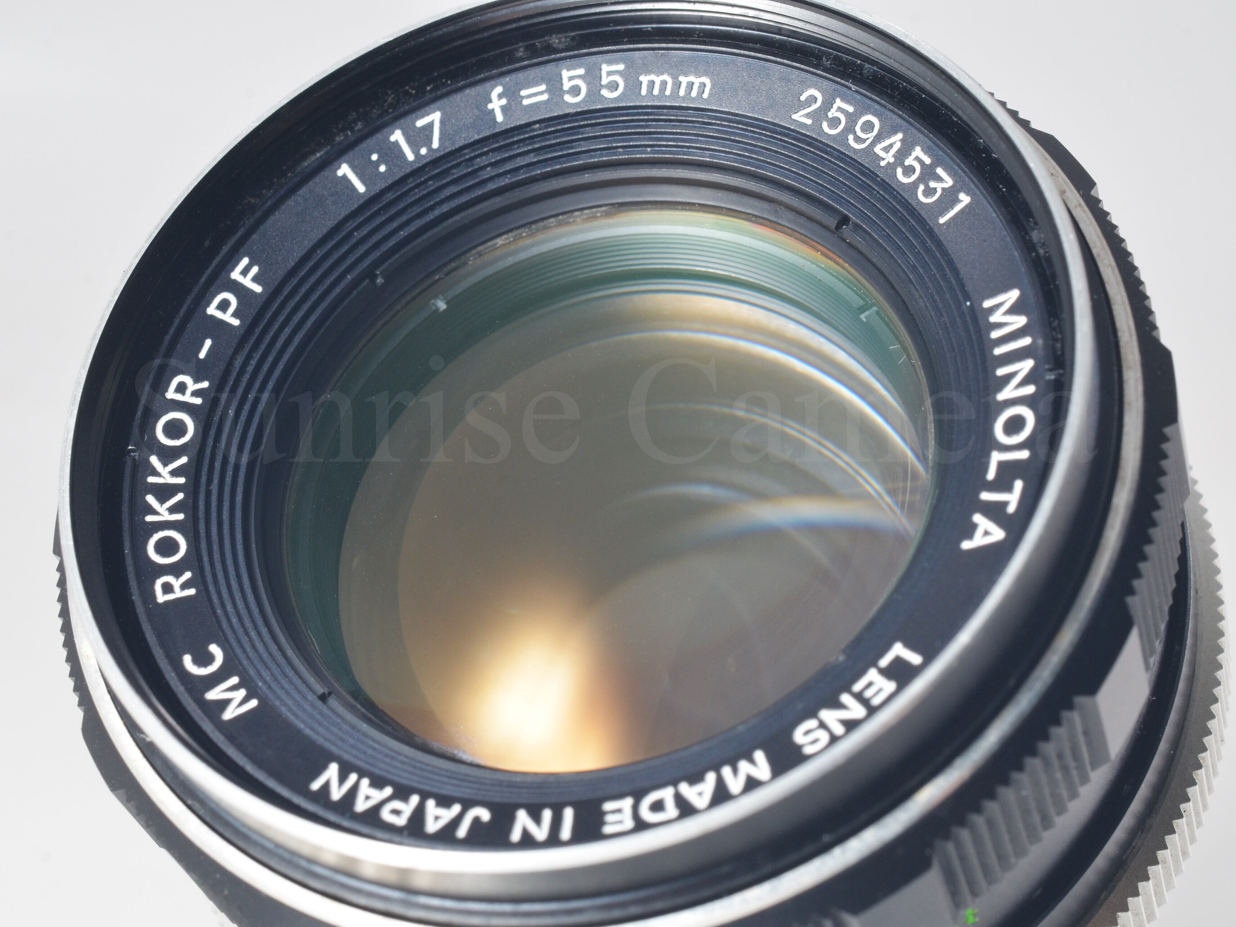 MINOLTA MC ROKKOR PF 55mm F1.7 整備済 ミノルタ 単焦点レンズ (55564