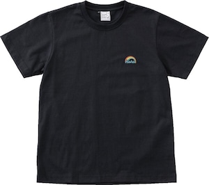 【ハレイワ / HALEIWA HAPPY MARKET】大人気！ハワイアンTシャツ　Aloha レインボーTシャツ　ブラック