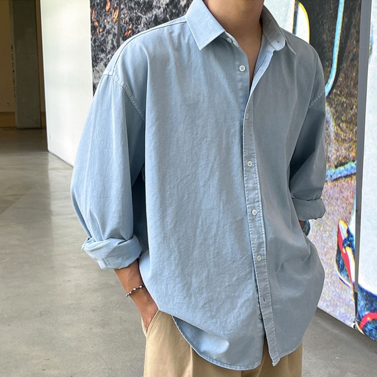 シンプルヴィンテージライクシャツ　MT0080417