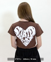 ＼SALE／◆STARTER ハートロゴ プリント チビTee◆yn-210gts