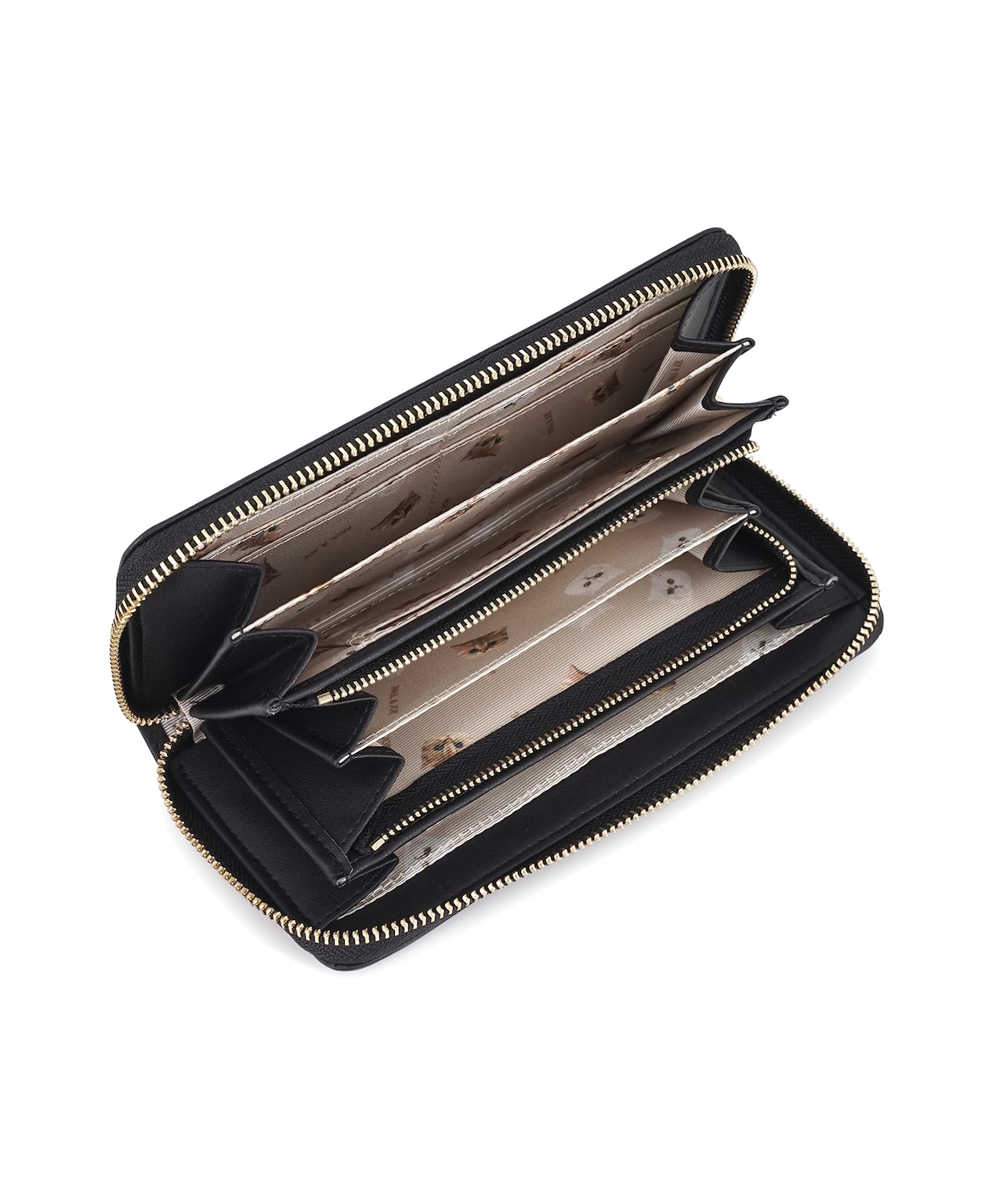 PAUL&JOE ACCESSOIRES : ROUND FASTENER LONG WALLET PJA-W1271