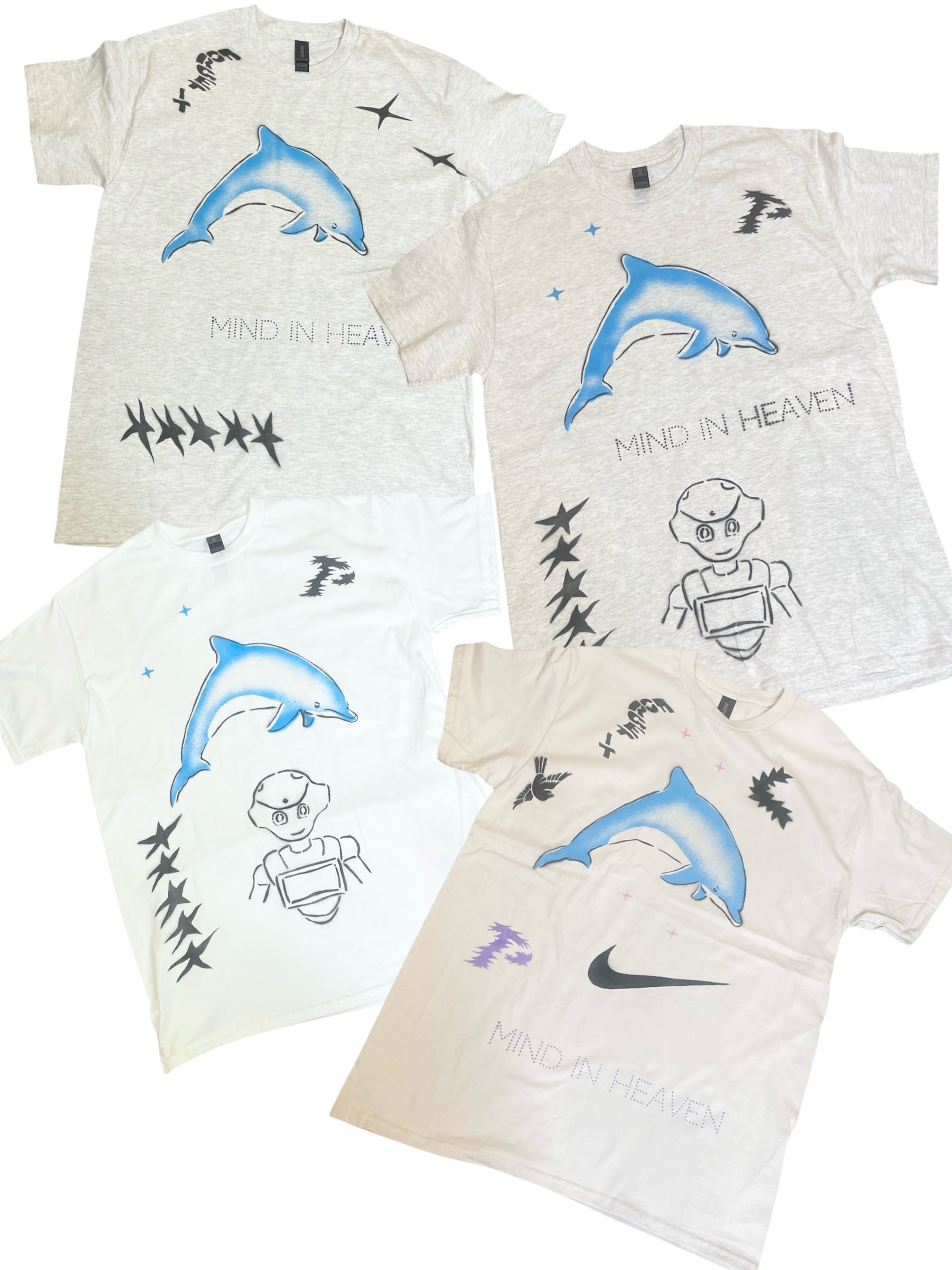perfect plan Stencil T-shirt 【M】