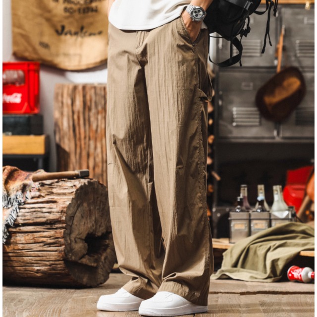 ワイドレッグカジュアルパンツ 225637