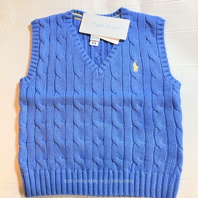 【80/85cm】ベビー（男の子）ベスト　POLO RALPH LAUREN